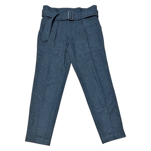 Burberry Brit wool WOMENS belted pants size 6
